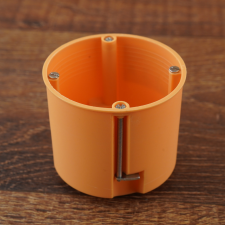 Stilo gipszkarton doboz 1-es, d68mm, 61mm mély, narancssárga villanyszerelés