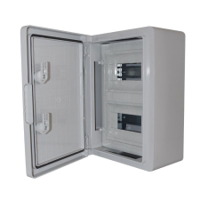 Stilo műanyag elosztószekrény maszkolt 350x250x150mm, 2x8 modul, IP65, ABS villanyszerelés