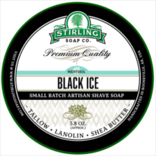 Stirling Soap Co. Stirling Shaving Soap Black Ice 170ml borotvahab, borotvaszappan