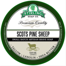 Stirling Soap Co. Stirling Shaving Soap Scots Pine Sheep 170ml borotvahab, borotvaszappan