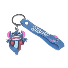 Stitch 3D figurás szilikon gumi, csuklóra vehető kulcstartó 3.sz kulcstartó