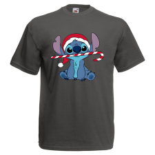 Stitch Cukorpálca - Karácsonyi Férfi Póló férfi póló