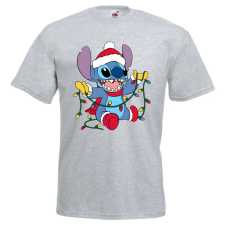  Stitch Karácsonyi Égők - Karácsonyi Férfi Póló férfi póló