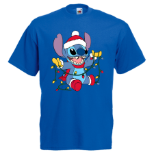Stitch Karácsonyi Égők - Karácsonyi Férfi Póló férfi póló