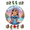  Stitch,Lilo és Stitch témájú tortaostya,ostyalap