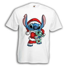  Stitch Mikulás - Karácsonyi Férfi Póló férfi póló