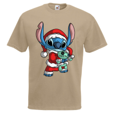 Stitch Mikulás - Karácsonyi Férfi Póló férfi póló