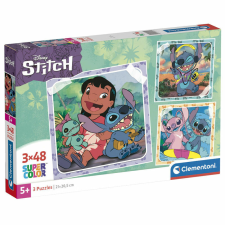  Stitch puzzle 3x48 darab puzzle, kirakós
