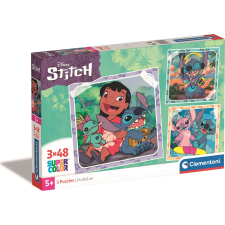  Stitch puzzle 3x48 darabos puzzle, kirakós