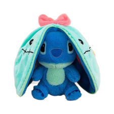 Stitch típusú plüssjáték, puha és bársonyos, mérete 20 cm, színe kék/zöld plüssfigura