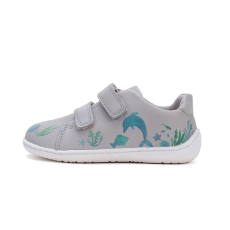  Stitch&Walk - Virágmintás fehér Barefoot cipő - S088-51887 - 30