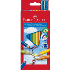 Stocktechnik Kft. Faber-Castell Színesceruza GRIPJunior háromszögű 10db-os ceruza