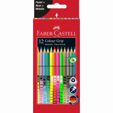 Stocktechnik Kft. FC-Színes ceruza készlet 12db-os Grip (pasztell,neon,metál színek) színes ceruza
