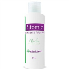 STOMIC FOLYADÉK BŐRTISZTÍTÓ ALOE VERÁVAL 200ML gyógyhatású készítmény