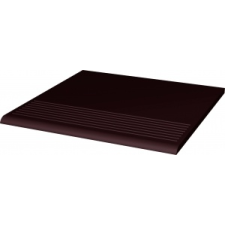  STOPNICA RYFLOWANA PROSTA GŁADKA BROWN  Natural Brown 30x30x1,1 csempe