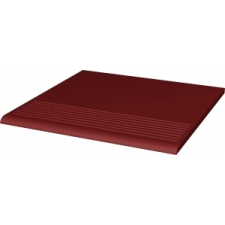  STOPNICA RYFLOWANA PROSTA GŁADKA ROSA  Natural Rosa 30x30x1,1 csempe