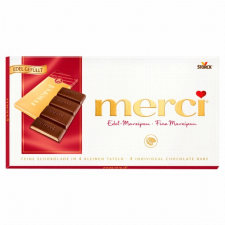 Storck Hungária Kft Merci étcsokoládé marcipánnal töltve 112 g csokoládé és édesség