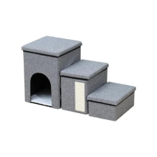 Store11 Kutyalépcső, kisállat lépcső, 3 fokos 72x33x41cm kutyafelszerelés