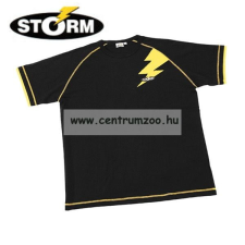 Storm Póló "Flash" Fekete/Sárga L (69201-1) horgászkiegészítő