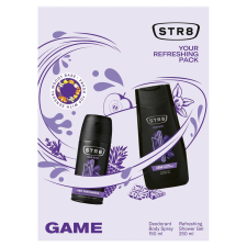 Str8 Game férfi ajándékcsomag tusfürdő + dezodor kozmetikai ajándékcsomag
