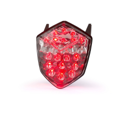 Str8 Hátsó lámpa 18 LED átlátszó Rieju motorkerékpár fényszóró