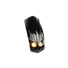 Str8 Kétlámpás Peugeot Ludix fekete STR8  Vázak, idomok, kiegészítők Idomok, burkolat elemek egyéb motorkerékpár alkatrész