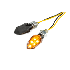Str8 LED jelzőfények Piccolo fekete egyéb motorkerékpár alkatrész