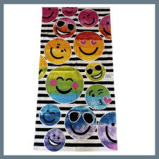 Strand törölköző 70 x 140 cm - Emoji mintás 240081 lakástextília