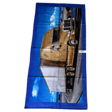  Strand törölköző 70 x 140 cm - Kamion mintás 1524 lakástextília