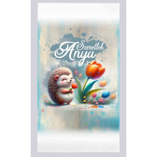  Strandtörölköző, Anyák napja, Süni és tulipán lakástextília