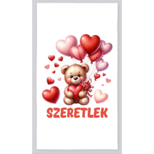 Strandtörölköző, Valentin-nap, Szeretlek, maci lakástextília