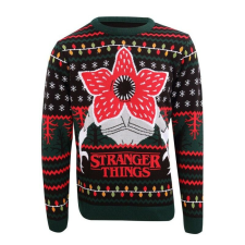 Stranger Things pulóver karácsonyi pulóver Demogorgon L-es méretű férfi pulóver, kardigán