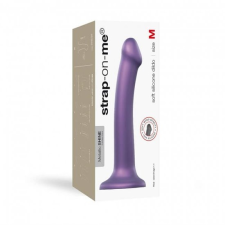  Strap-on-me Metallic Shine M - bőrbarát dildó - közepes (met műpénisz, dildó