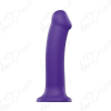 Strap-On-Me - Semi-Realistic Dual Density Bendable Dildo Purple Size S