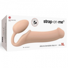 Strap-On-Me XL - tartópánt nélküli felcsatolható dildó - extra nagy (natúr) anál