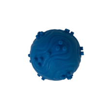  Strapabíró rágó- és pattogó kutyalabda – kék TPR fogtisztító labda játék kutyáknak