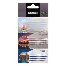 Street Füzetcímke STREET Around the world 9 címke/csomag információs címke