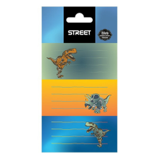 Street Füzetcímke STREET Dino 9 címke/csomag füzetcímke