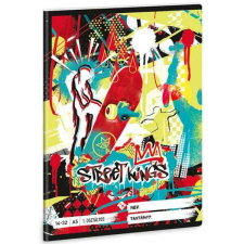 Street Kings gördeszkás füzet - 1. osztályos vonalas - 14-32 füzet