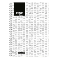 Street Spirálfüzet STREET Pad A/5 kockás 100 lapos fehér füzet