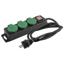 Strend pro Kültéri elektromos hosszabbító, védelemmel, kapcsolóval, 3 aljzattal, 8 m, Strend Pro hosszabbító, elosztó