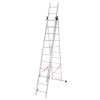  Strend Pro Master 3x11 fokos alumínium létra - max. 6,36m