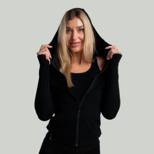Strix MERINO I Zip Up Hoodie női pulóver Black női pulóver, kardigán
