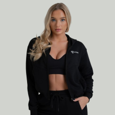 Strix ZOA Zip-Up női kapucnis pulóver Black női pulóver, kardigán