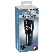 STROKER Rotating - akkus, forgó műszáj maszturbátor (fekete) egyéb erotikus kiegészítők férfiaknak