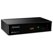 Strong ERŐS DVB-T/T2 set-top-box SRT 8215/ kijelzővel/ Full HD/ H.265/ HEVC/ PVR/ EPG/ USB/ HDMI/ LAN/ SCART/ fekete műholdas beltéri egység