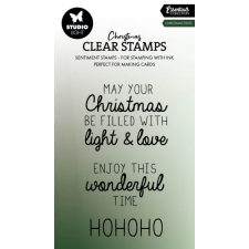 Studio Light Christmas texts Essentials Szilikonbélyegző SL Clear Stamp 1 csomag bélyegző