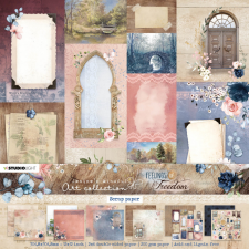 Studio Light Design paper Feelings of Freedom Papírkészlet JMA Paper Set 12 lap decoupage papír