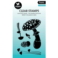 Studio Light Mushrooms Szilikonbélyegző Clear Stamps (1 csomag) bélyegző