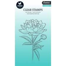 Studio Light Open peony Essentials Szilikonbélyegző SL Clear Stamp 1 csomag bélyegző